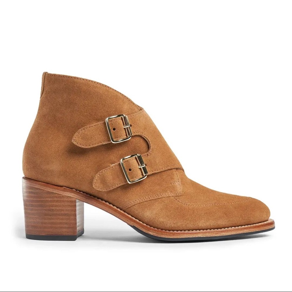 The Office of Angela Scott Suede Booties